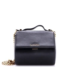 Pre-Owned Givenchy Mini Chain Pandora Box Bag Leather