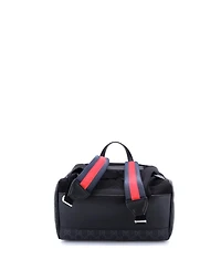 Pre-Owned Gucci Medium Front Zip Pocket Backpack Gg Coated Canvas