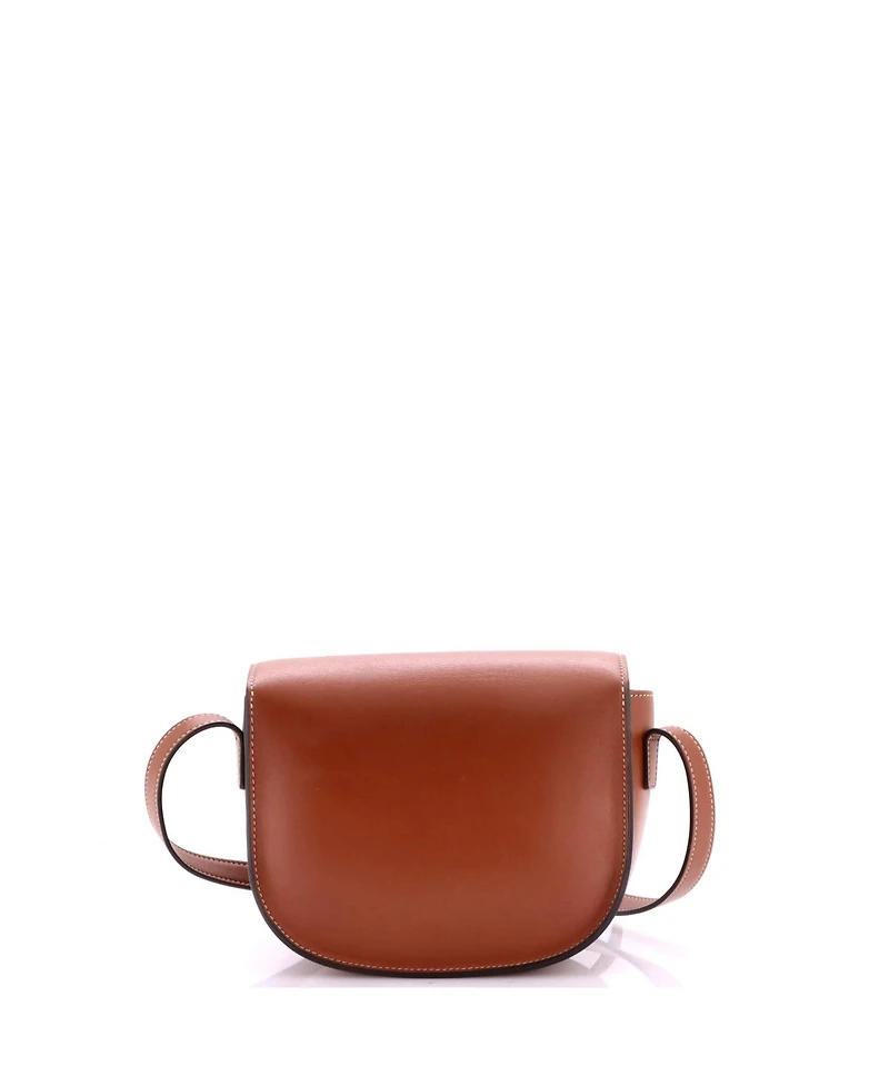 Pre-Owned Celine Cuir Triomphe Folco Bag Leather