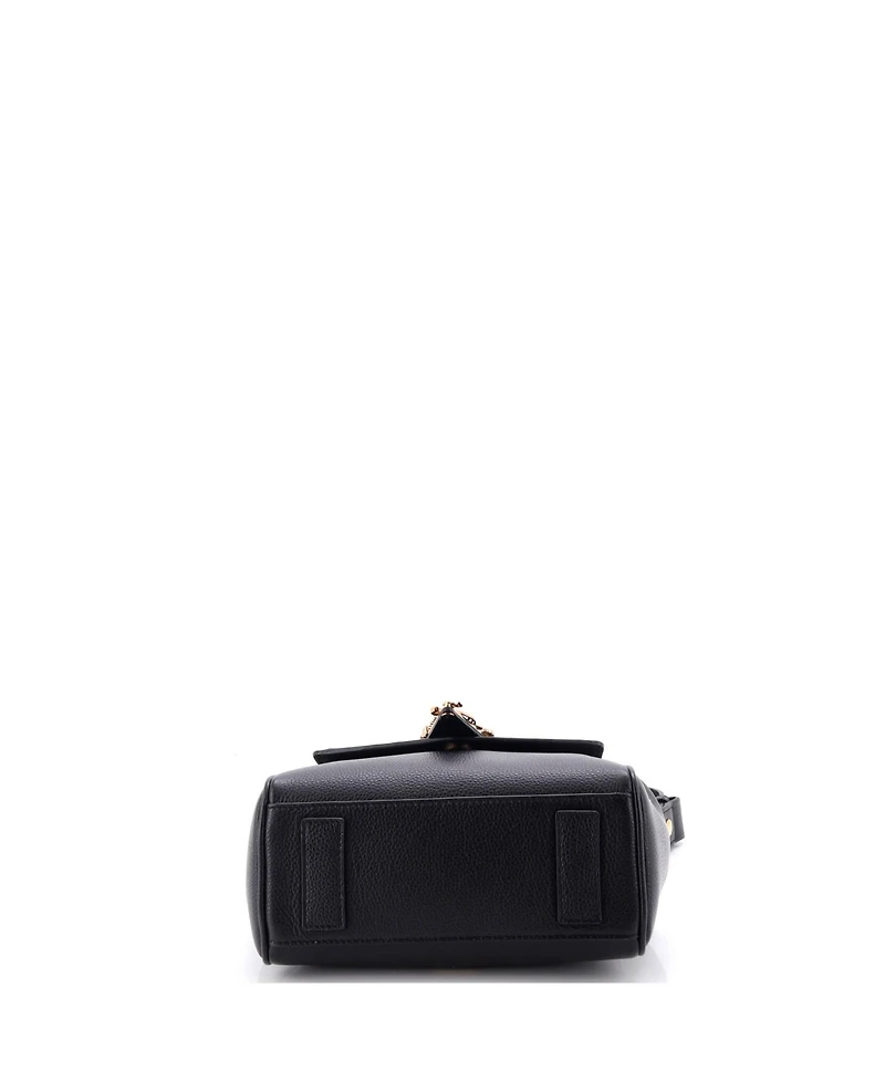 Pre-Owned Versace Small Virtus Top Handle Bag Leather