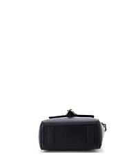 Pre-Owned Versace Small Virtus Top Handle Bag Leather