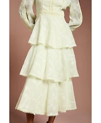 Coast Women's Long Sleeve Lace Midi Dress
