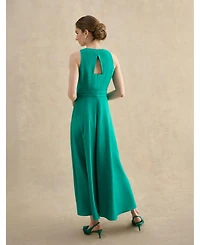 Hobbs London Women's Harewood Sleeveless Fit Flare Dress
