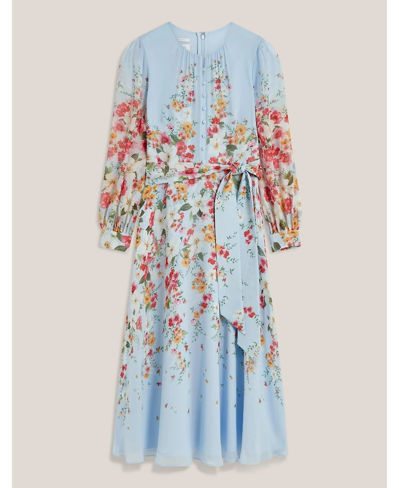 Hobbs London Liberty Silk Midi Dress