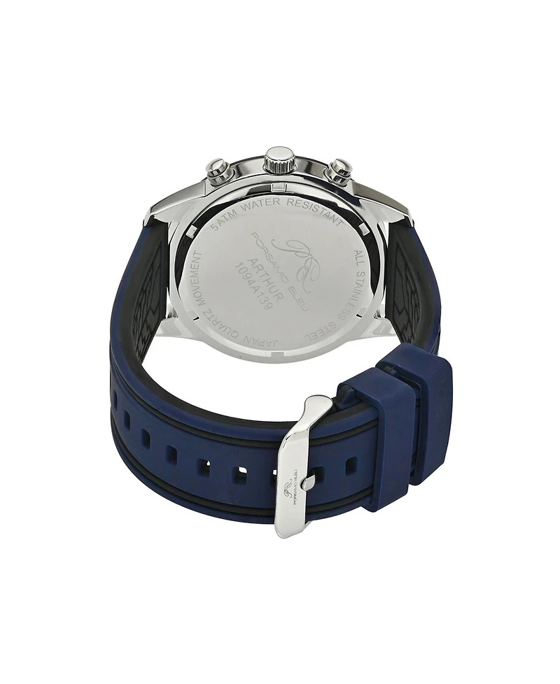 Porsamo Bleu Men's Arthur Silicone Band Watch 1094AARR