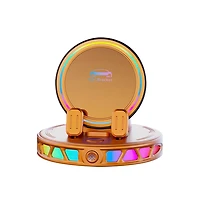 Artudatech 15W Wireless Car Charger - Auto-Clamping, 360degree(s) Rotation and Rgb Light