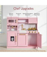 Best Choice Products Pretend Play Kitchen with Espresso Machine