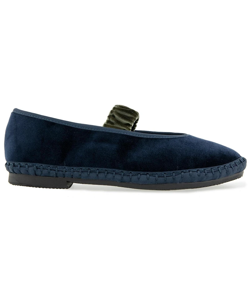 Kensie Women's Fiona Velvet Mary Jane