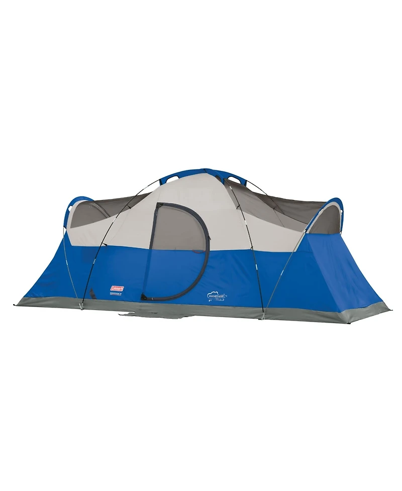 Coleman Montana 8-Person Camping Tent, Family Tent w/ Rainfly and E-Port