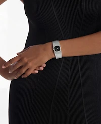 Calvin Klein Women's Sophisticated Square Silver-Tone Stainless Steel Mesh Bracelet Watch 20mm
