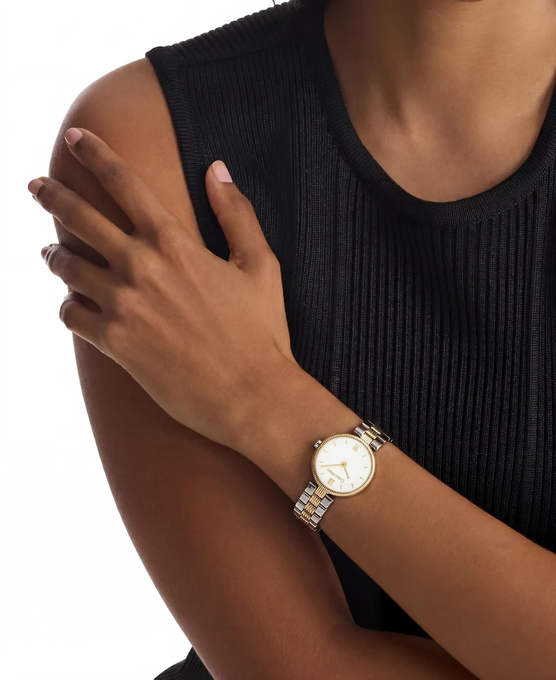 Calvin Klein Women's Gleam Two-Tone Stainless Steel Bracelet Watch 24mm