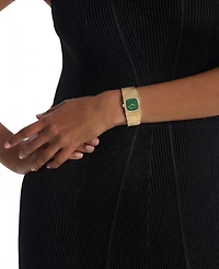 Calvin Klein Women's Sophisticated Square Gold-Tone Stainless Steel Bracelet Watch 20mm