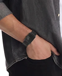 Calvin Klein Men's Dapper Black Ip Stainless Steel Mesh Bracelet Watch 24mm