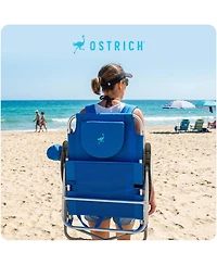 Ostrich On-Your-Back Outdoor Reclining Beach Lounge Pool Camping Chair