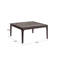 iNSPIRE Q Faux Marble Square Coffee Table