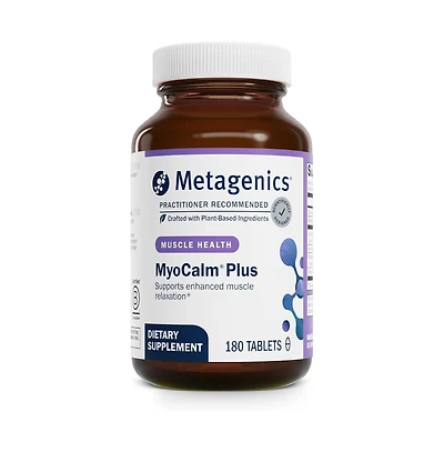 Metagenics MyoCalm Plus - Muscle Relaxation and Stress Support with Passionflower, Valerian, Lemon Balm, Magnesium and Calcium