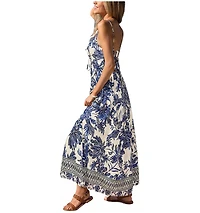 Cupshe Women's Uncommon Tropical Maxi Beach Dress
