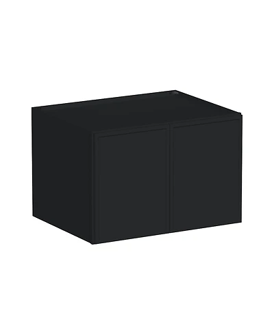Boyel Living 24 Inch Height Double Door Deep Wall Cabinets with Shelves, Kitchen Cabinet with Solid Wood Frame, Soft-Close Slides and Hinge