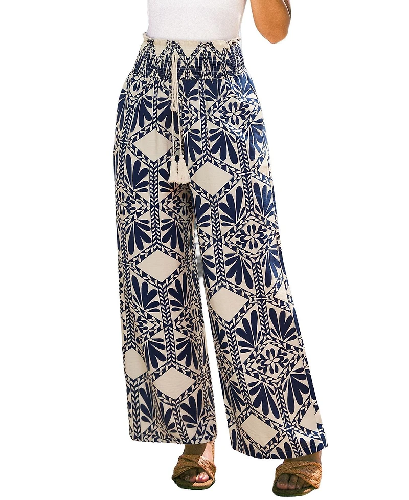 Cupshe Women's Sea Ya Ornate Pants