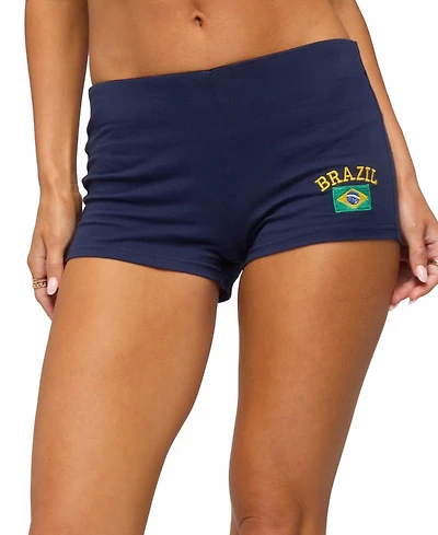 Edikted Women's Brazilian Babe Low Rise Micro Shorts
