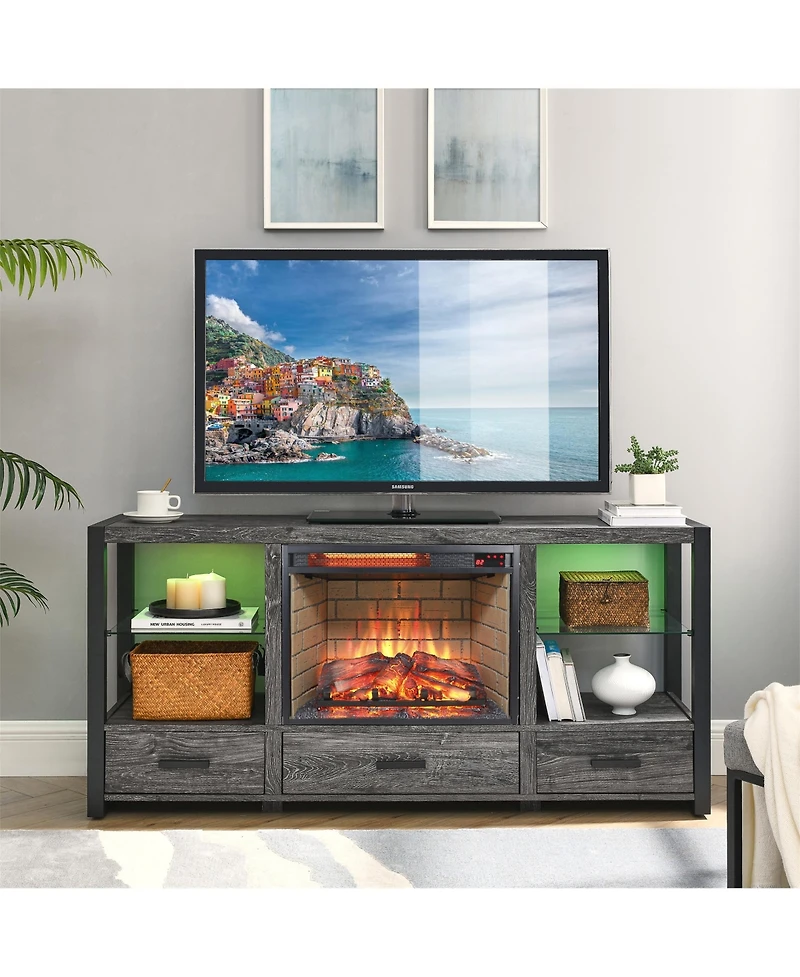 Clihome 23 inch Electric Fireplace,Indoor Heater