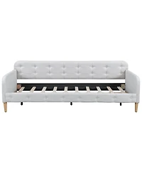 Streamdale Furniture Twin Size Upholstered Daybed with 4 Support Legs
