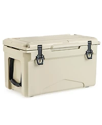 Gouun 30 Quart Rotomolded Hard Cooler with Integrated Cup Holders and Bottle Opener