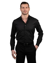 Ben Sherman Men's Spread Collar Dress Shirt