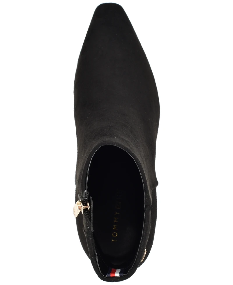 Tommy Hilfiger Women's Eddey Mid Height Block Heel Dress Booties