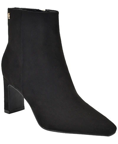 Tommy Hilfiger Women's Eddey Mid Height Block Heel Dress Booties