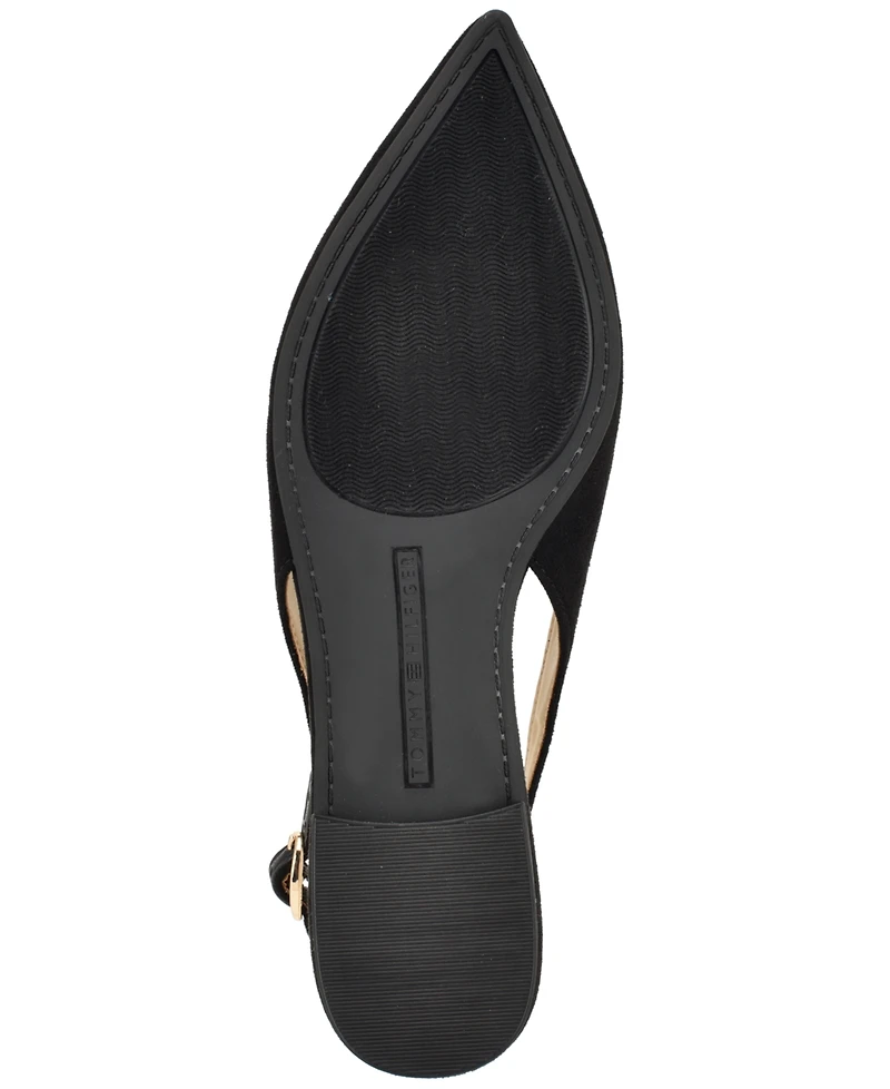 Tommy Hilfiger Women's Vesly Pointed Toe Slingback Dress Flats