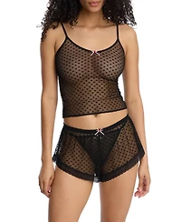 Skarlett Blue Women's Heart breaker Sheer Cami Lingerie