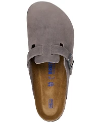 Birkenstock Men's Oiled Leather Boston Clogs from Finish Line