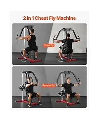 Vevor Chest Fly Machine Adjustable Fly and Reverse Delt Machine Upper Body Workouts