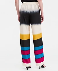 Jonathan Cohen X Macy's Women's Tie-Waist Satin High-Rise Wide-Leg Pant, Exclusive