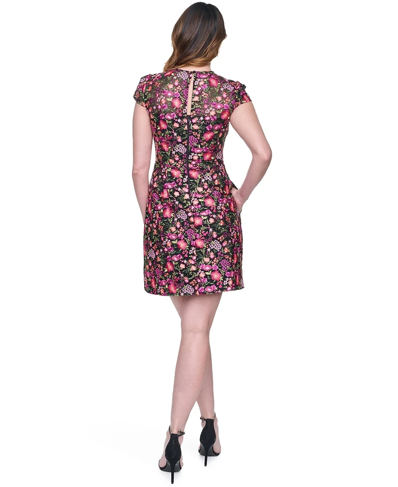 Eliza J Women's Cap Sleeves Dress