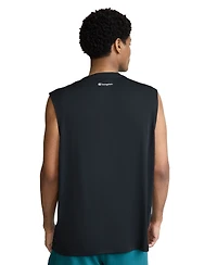 Champion Men's Script Sport Muscle Crewneck Tank Top