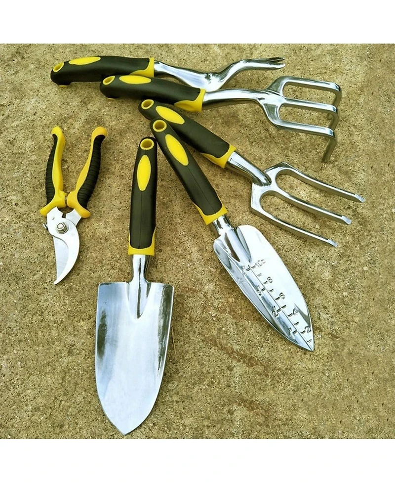 Xdovet Garden Tool Set Shovel Trowel Rake Weeder Shear