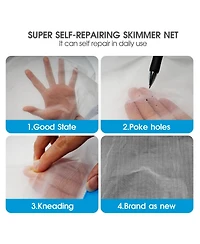 Xdovet Pool Net Pole Brush Skimmer Kit