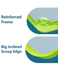 Xdovet Pool Skimmer Net Heavy Duty Leaf Rake Ultra Fine Mesh