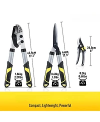 Xdovet Loppers Hedge Shears Garden Set Anvil Branch Clippers Pruning Tools
