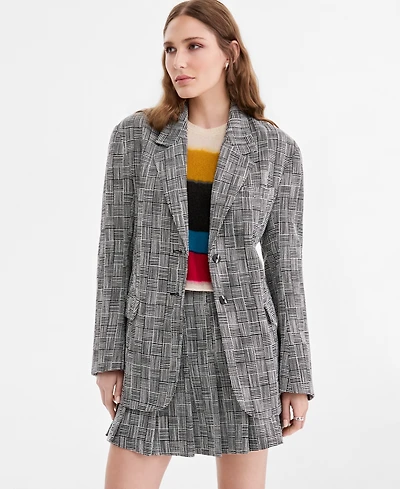 Jonathan Cohen X Macy's Women's Houndstooth Statement Blazer, Exclusive