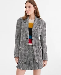 Jonathan Cohen X Macy's Women's Houndstooth Statement Blazer, Exclusive