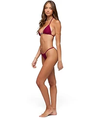 Edikted Women's Evana Bead String Bikini Bottom