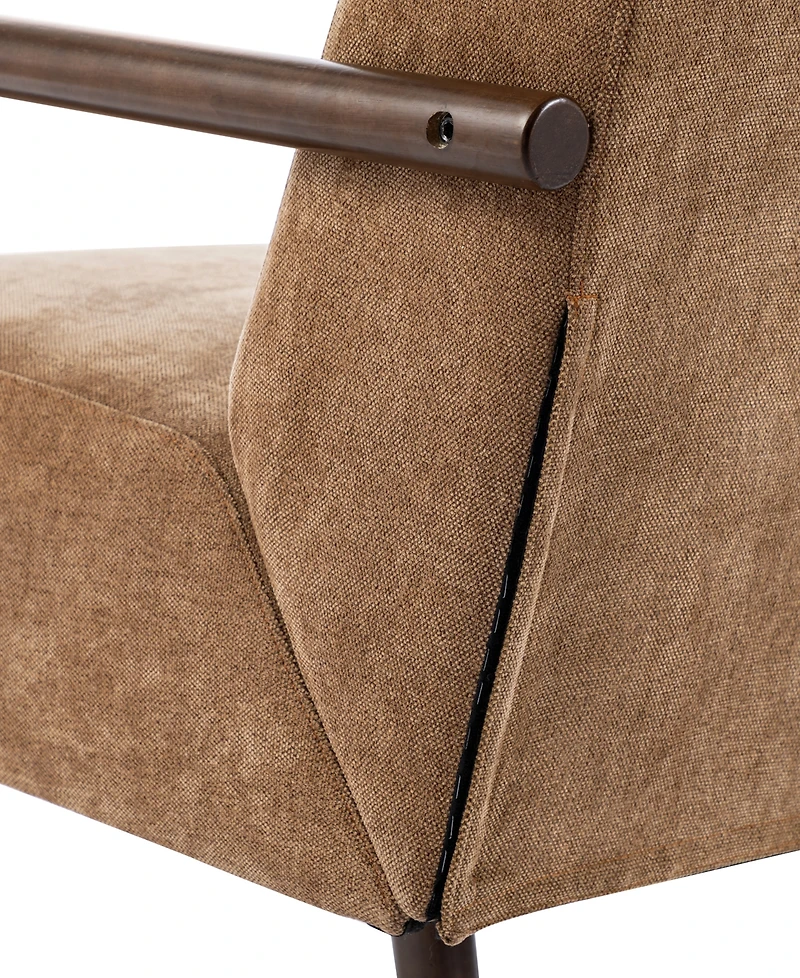 Glitzhome Mid-Century Modern 31.25" Foam Thick Armchair