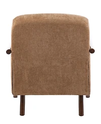 Glitzhome Mid-Century Modern 31.25" Foam Thick Armchair
