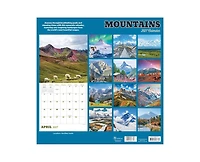 Tf Publishing Paper Goods 2027 Mountains Wall Calendar