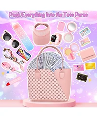 Gnuadz 34-piece Play Purse Princess Handbag Wallet Makeup Gift Kids