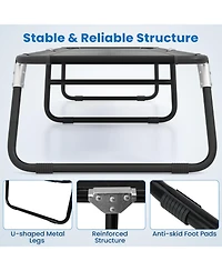 Mecale Folding Camping Cot, 75-in Bed, 330-lb Capacity, Oxford Fabric
