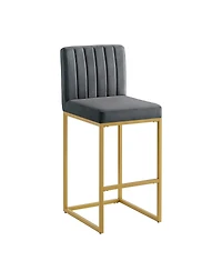 Streamdale Furniture Modern Fashion Counter Height Stools with Backrest Set of 2